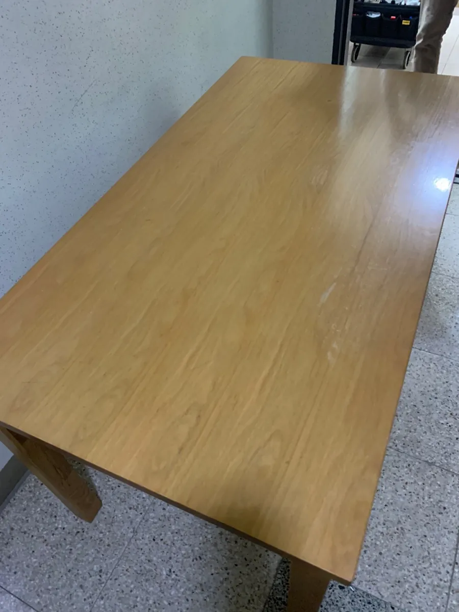 미사 원목 테이블 상판 샌딩 후 모습